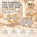 The Moissanite Earrings That Make Every Look Feel More Expensive — Timeless Marquise Brilliance Designed For Everyday Luxury-Last Day Sale🔥90% OFF