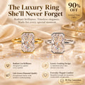 The Luxury-Looking Diamond Ring She’ll Never Want To Take Off-Last Day Sale-90% OFF🔥