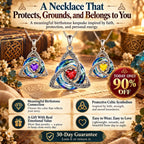 A Meaningful Birthstone Necklace Designed To Protect Your Energy, Celebrate Your Story, And Keep What Matters Close -Last Day Sale-90% OFF🔥