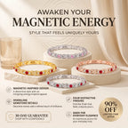 Energy Magnetic Bracelet – Elegant Gemstone Details, Four Beautiful Finishes & Everyday Statement Style-Last Day Sale-90% OFF🔥