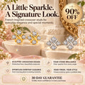 A Little Sparkle, A Signature Look — Discover Your New Favorite Crossover Diamond Stud Earrings-Last Day Sale🔥90% OFF
