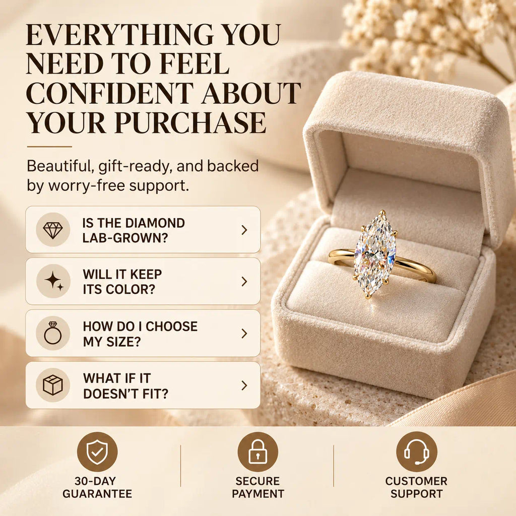 The Marquise Diamond Ring Designed To Make Your Hands Look Longer, More Elegant & Effortlessly Luxurious-Last Day Sale-90% OFF🔥