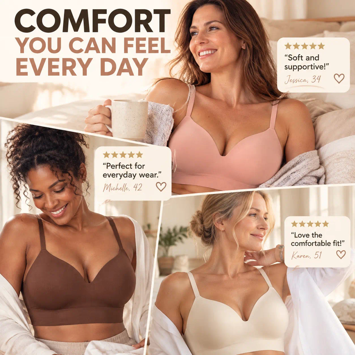 Finally, A Wireless Bra That Gives You The Comfort You Want And The Support You Need-Last Day Sale🔥90% OFF