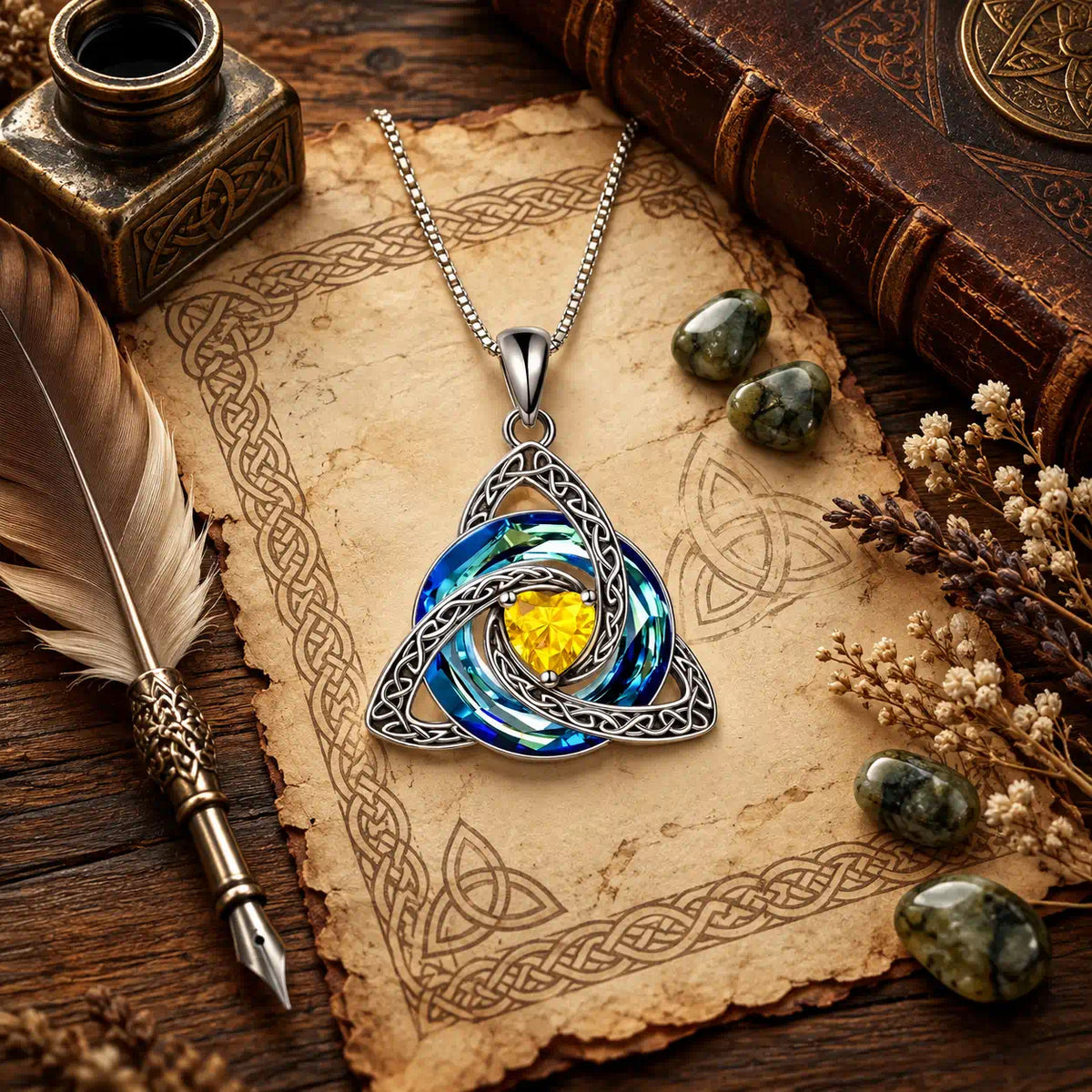 A Meaningful Birthstone Necklace Designed To Protect Your Energy, Celebrate Your Story, And Keep What Matters Close -Last Day Sale-90% OFF🔥
