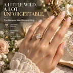 A Nature-Inspired Marquise Lab-Grown Diamond Ring with Romantic Vine & Leaf Details-Last Day Sale-90% OFF🔥