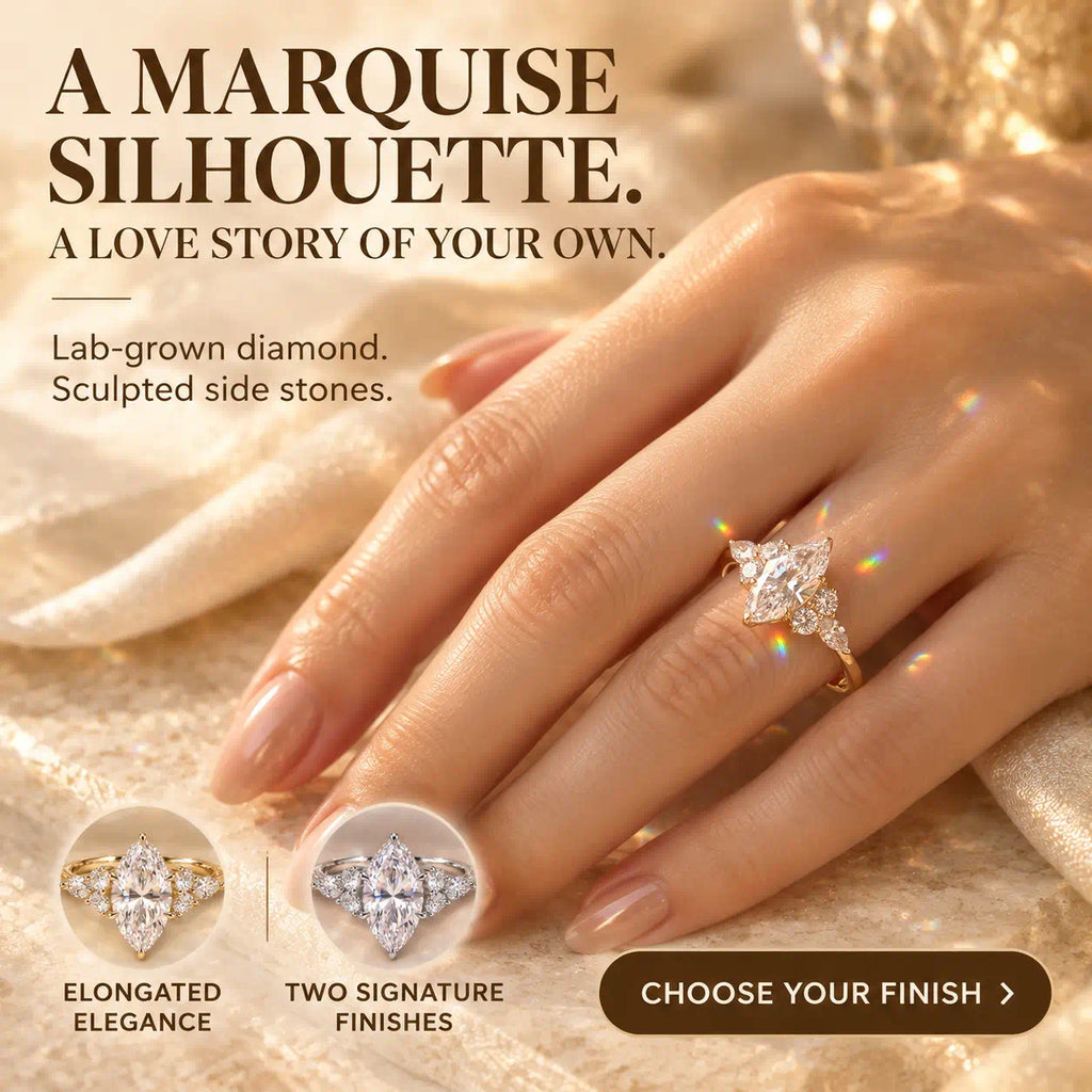 A Marquise Lab-Grown Diamond Ring Made to Be Remembered-Last Day Sale-90% OFF🔥
