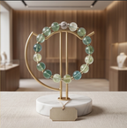 Serene Sage Translucent Beaded Bracelet