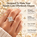 A Stunning Marquise Lab Diamond Ring Designed To Make Your Hands Look More Elegant — With Romantic Floral Details And Luxury Sparkle You’ll Love Every Day-Last Day Sale-90% OFF🔥
