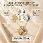 Sun & Moon Magnetic Friendship Necklace Set -Last Day Sale-90% OFF🔥