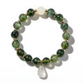Emerald Woods Gemstone Drop Bracelet