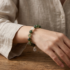 Emerald Woods Gemstone Drop Bracelet