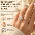 The Marquise Diamond Ring Designed To Make Your Hands Look Longer, More Elegant & Effortlessly Luxurious-Last Day Sale-90% OFF🔥