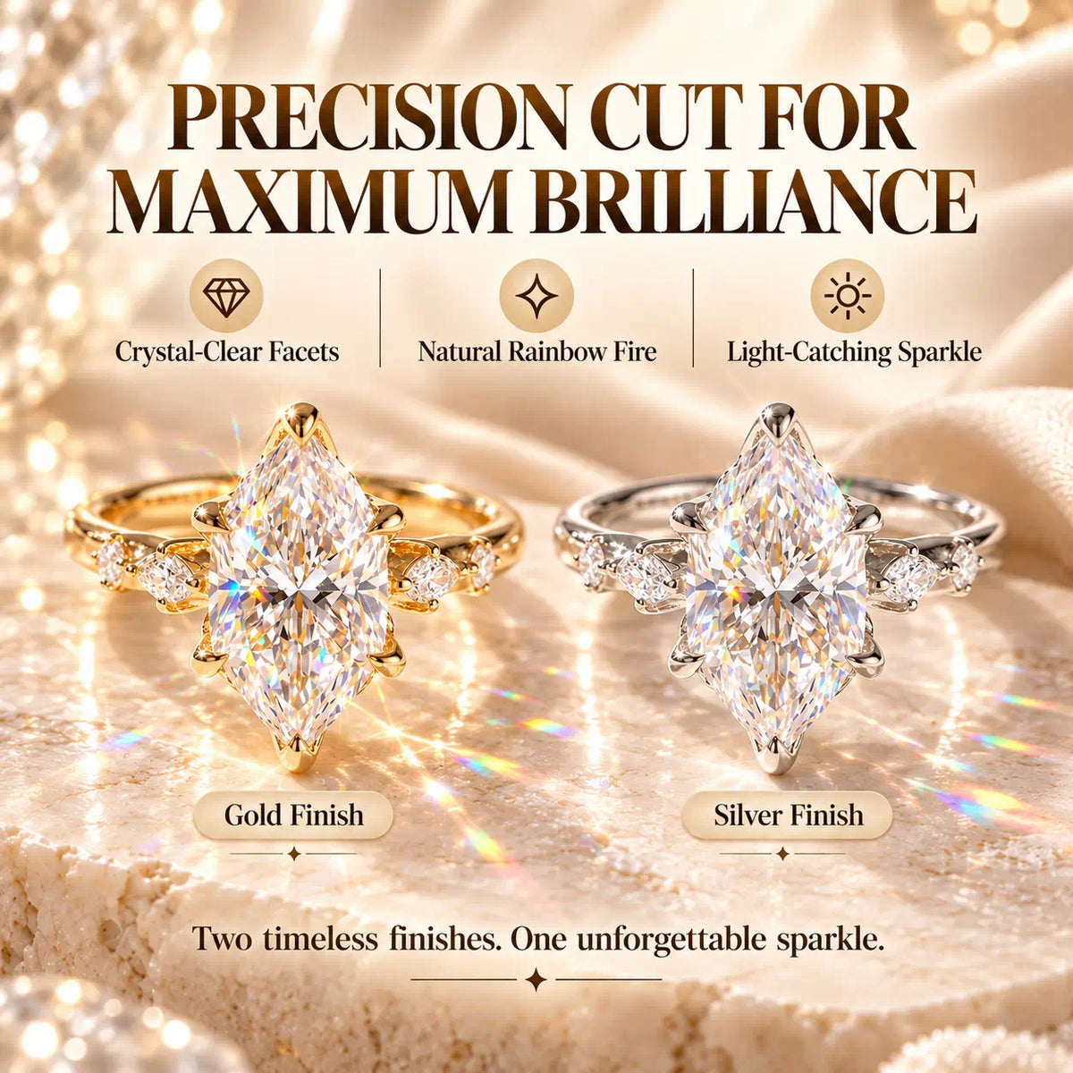The Marquise Sparkle Ring That Makes Every Hand Look More Elegant-Last Day Sale-90% OFF🔥