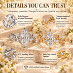 A Nature-Inspired Marquise Lab-Grown Diamond Ring with Romantic Vine & Leaf Details-Last Day Sale-90% OFF🔥