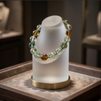 Emerald Woods Gemstone Drop Bracelet
