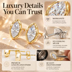 The Moissanite Earrings That Make Every Look Feel More Expensive — Timeless Marquise Brilliance Designed For Everyday Luxury-Last Day Sale🔥90% OFF