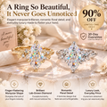 A Stunning Marquise Lab Diamond Ring Designed To Make Your Hands Look More Elegant — With Romantic Floral Details And Luxury Sparkle You’ll Love Every Day-Last Day Sale-90% OFF🔥