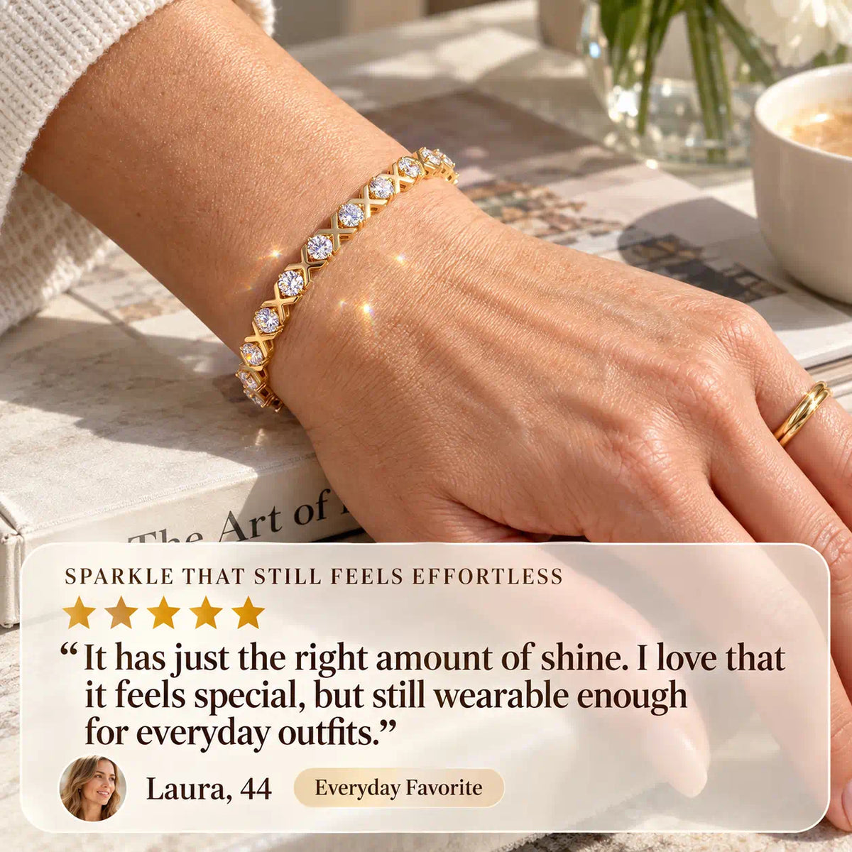 A distinctive X-link silhouette, brilliant lab-grown diamonds, and two timeless finishes. Find the bracelet that makes your everyday style feel more refined. -Last Day Sale-90% OFF🔥