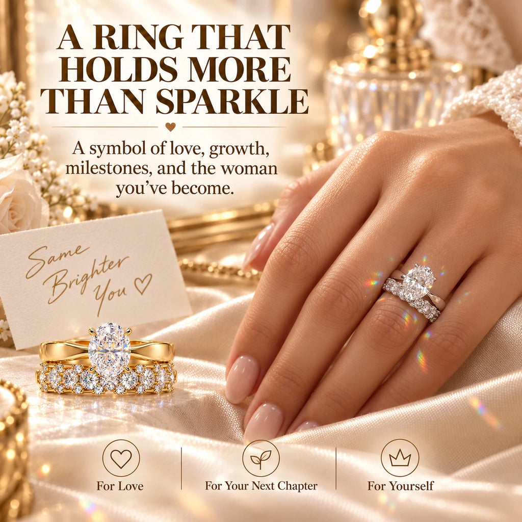A Timeless Diamond Ring Stack Designed To Celebrate Your Forever Moments-Last Day Sale-90% OFF🔥