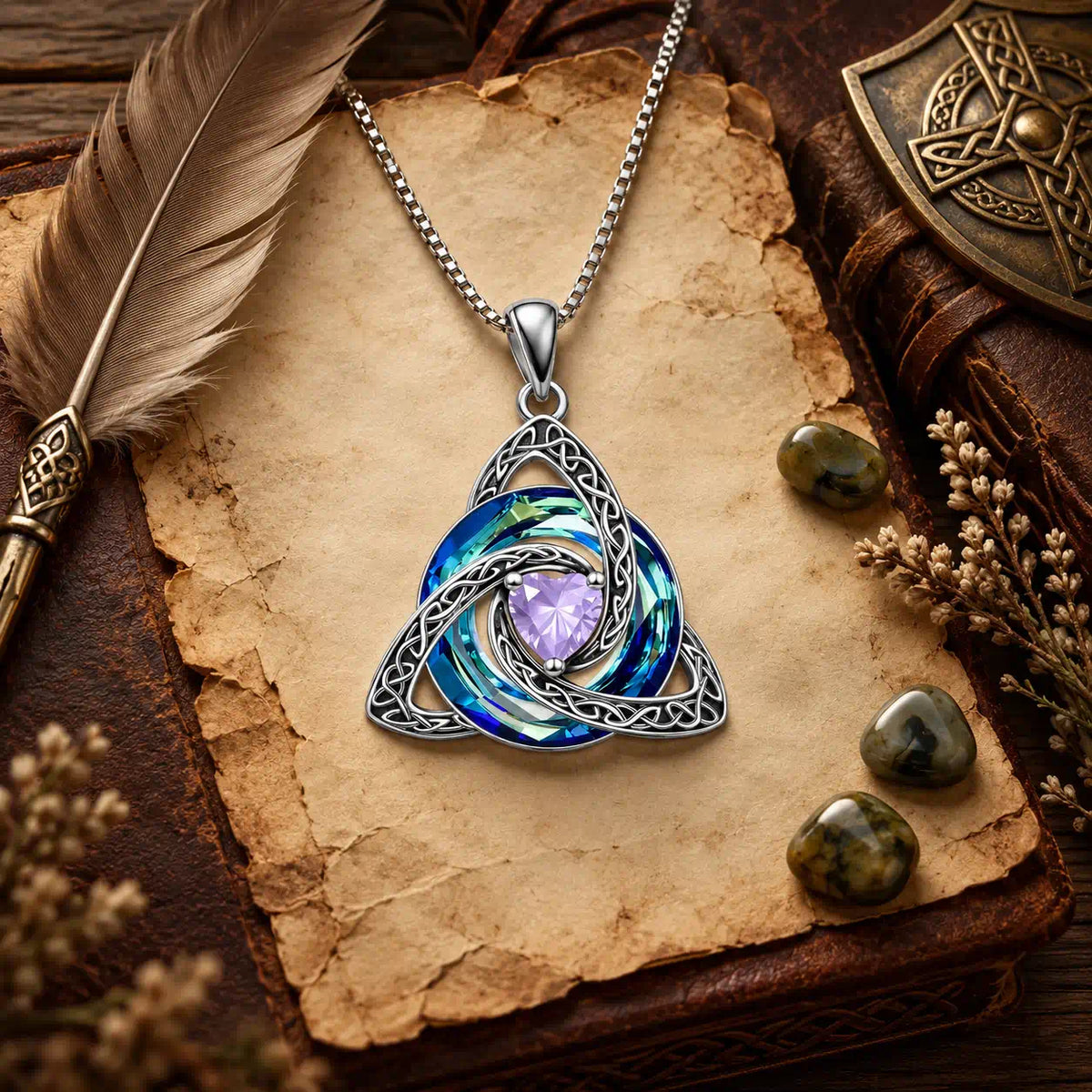 A Meaningful Birthstone Necklace Designed To Protect Your Energy, Celebrate Your Story, And Keep What Matters Close -Last Day Sale-90% OFF🔥