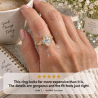 A Stunning Marquise Lab Diamond Ring Designed To Make Your Hands Look More Elegant — With Romantic Floral Details And Luxury Sparkle You’ll Love Every Day-Last Day Sale-90% OFF🔥
