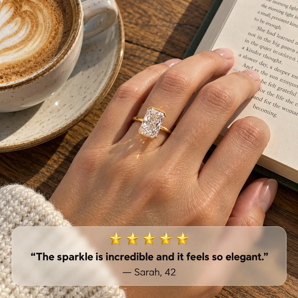 The Luxury-Looking Diamond Ring She’ll Never Want To Take Off-Last Day Sale-90% OFF🔥