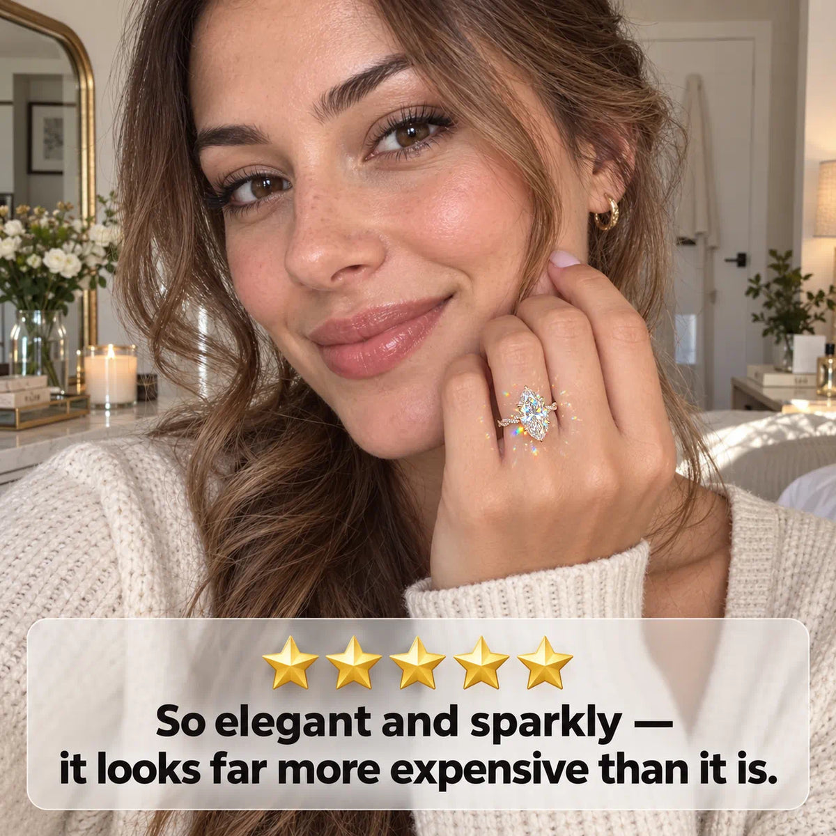 The Luxury Marquise Ring That Makes Your Hands Look Instantly More Elegant-Last Day Sale-90% OFF🔥