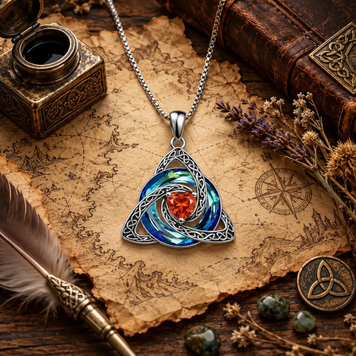 A Meaningful Birthstone Necklace Designed To Protect Your Energy, Celebrate Your Story, And Keep What Matters Close -Last Day Sale-90% OFF🔥