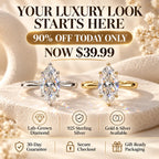 The Marquise Diamond Ring Designed To Make Your Hands Look Longer, More Elegant & Effortlessly Luxurious-Last Day Sale-90% OFF🔥