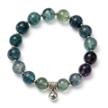 Oceanic Depths Gemstone Charm Bracelet
