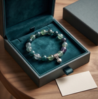 Oceanic Depths Gemstone Charm Bracelet