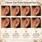 Pear-Shaped Lab-Grown Diamond Stud Earrings That Flatter Your Face & Add Timeless Luxury To Every Look-Last Day Sale🔥90% OFF