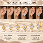 The Moissanite Earrings That Make Every Look Feel More Expensive — Timeless Marquise Brilliance Designed For Everyday Luxury-Last Day Sale🔥90% OFF