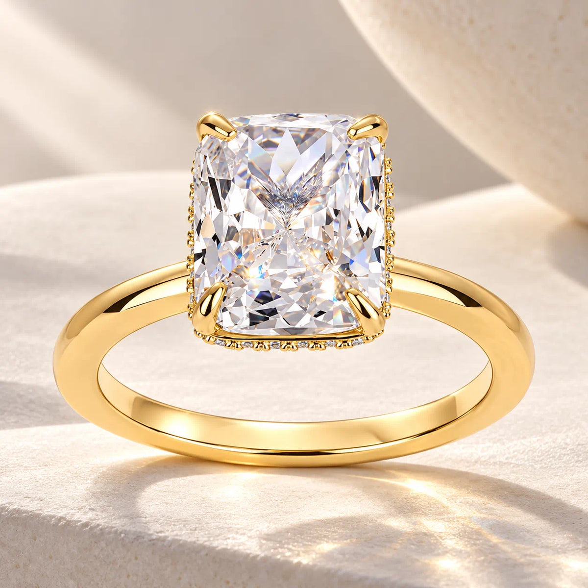 A Radiant-Cut Lab-Grown Diamond Ring That Makes Every Day Feel a Little More Special-Last Day Sale-90% OFF🔥
