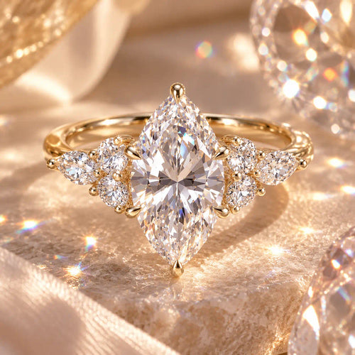 A Marquise Lab-Grown Diamond Ring Made to Be Remembered-Last Day Sale-90% OFF🔥