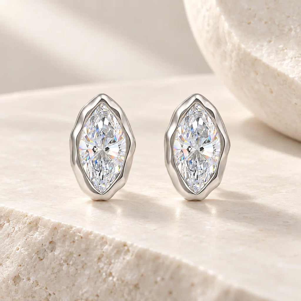 The Moissanite Earrings That Make Every Look Feel More Expensive — Timeless Marquise Brilliance Designed For Everyday Luxury-Last Day Sale🔥90% OFF