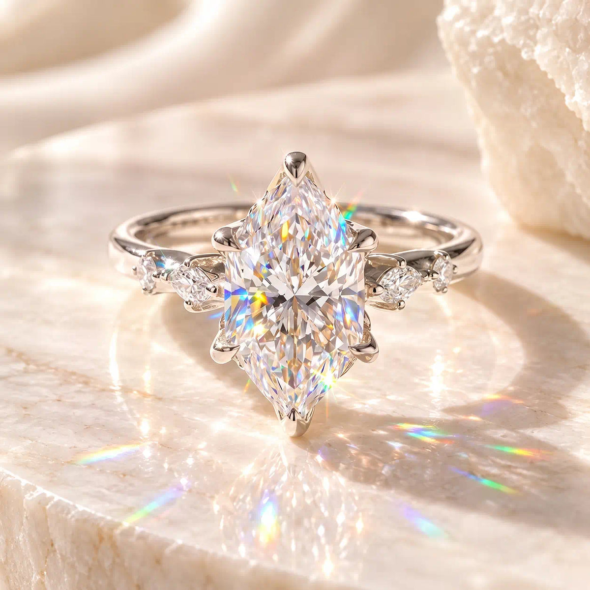The Marquise Sparkle Ring That Makes Every Hand Look More Elegant-Last Day Sale-90% OFF🔥