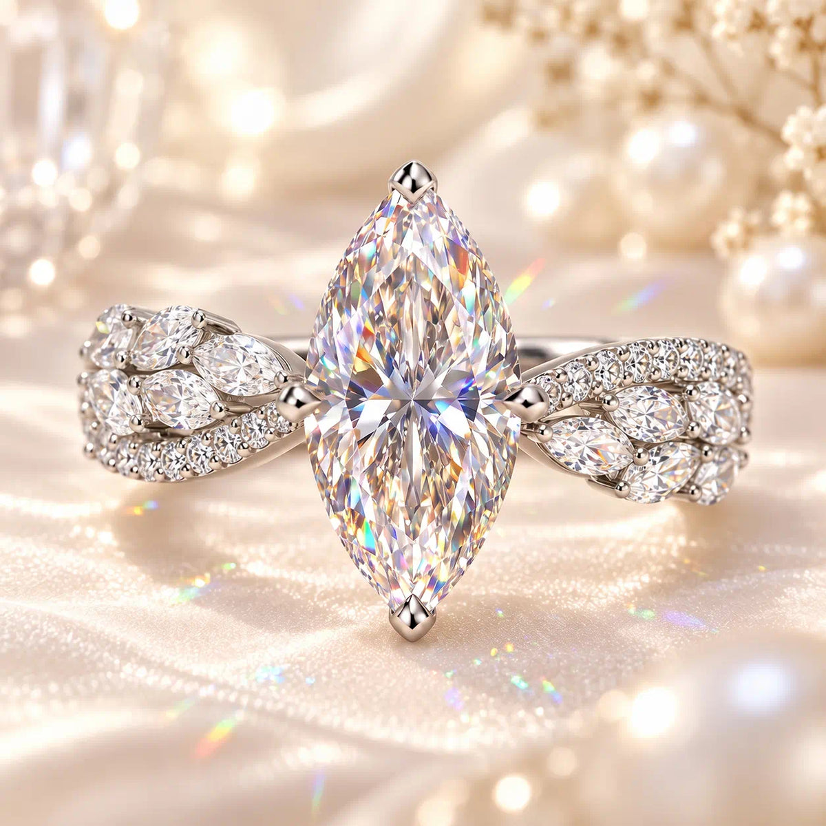 A Diamond Ring Designed To Celebrate Your Love, Your Story, And You-Last Day Sale-90% OFF🔥